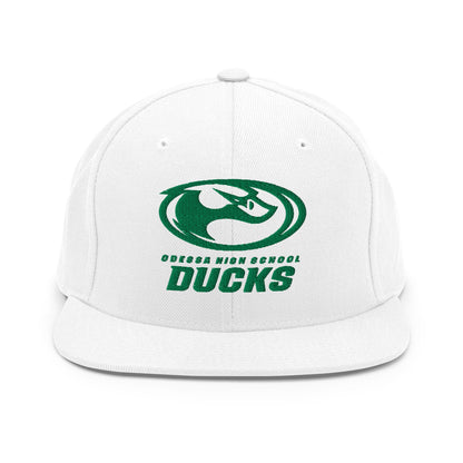 Snapback Hat | Odessa Girls Lacrosse | Ducks Green Logo