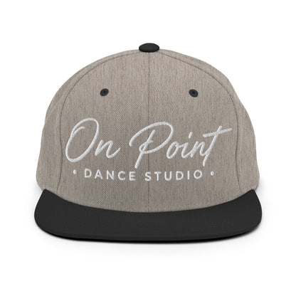 Snapback Hat | On Point Dance Studio | Modern Script Logo