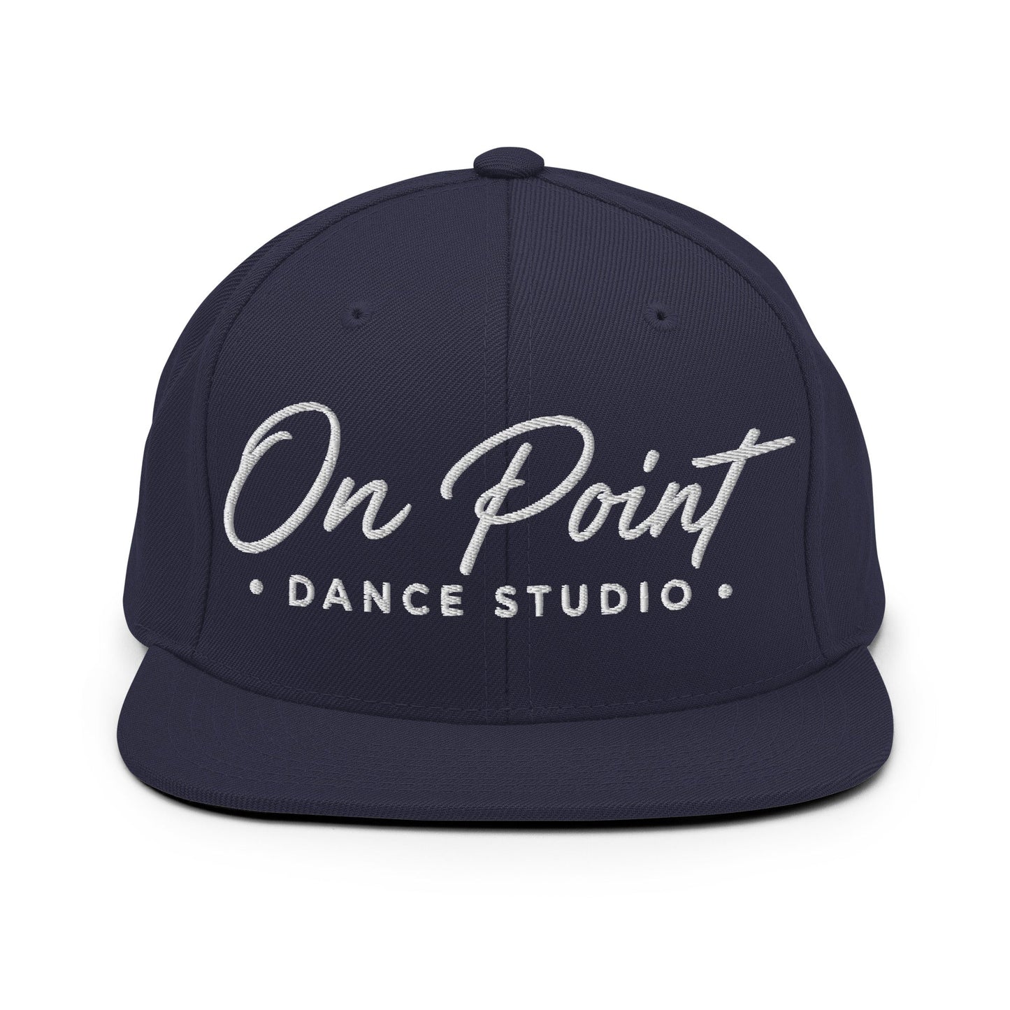 Snapback Hat | On Point Dance Studio | Modern Script Logo