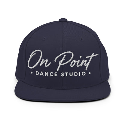 Snapback Hat | On Point Dance Studio | Modern Script Logo