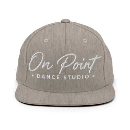 Snapback Hat | On Point Dance Studio | Modern Script Logo