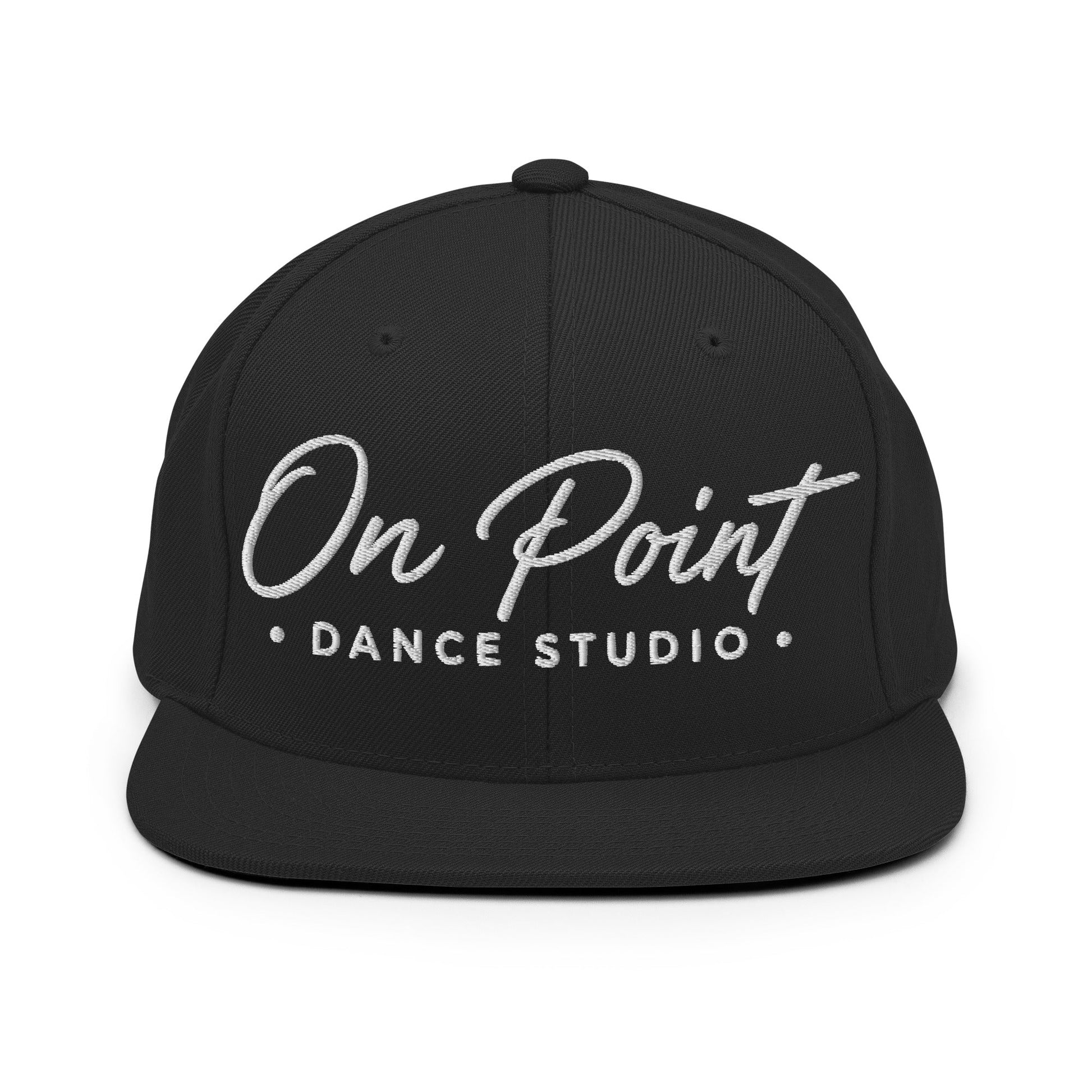 Snapback Hat | On Point Dance Studio | Modern Script Logo