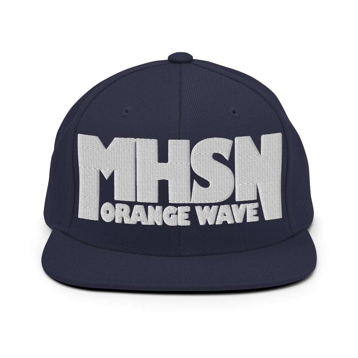 Snapback Hat | Orange Wave Marching Band | Crest (Variant) Logo