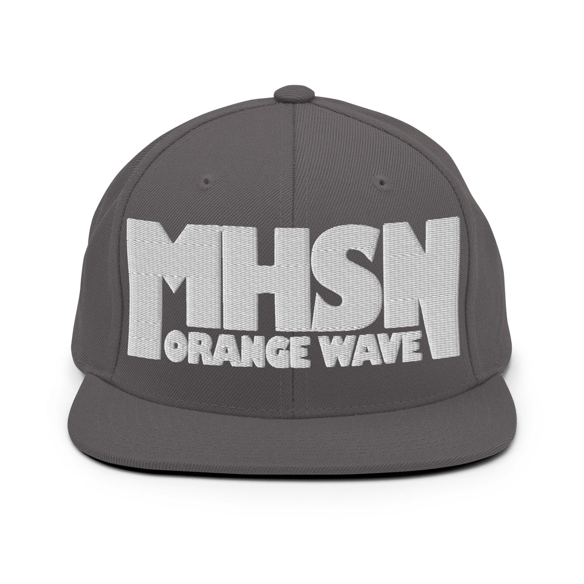 Snapback Hat | Orange Wave Marching Band | Crest (Variant) Logo