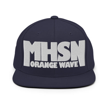 Snapback Hat | Orange Wave Marching Band | Crest (Variant) Logo