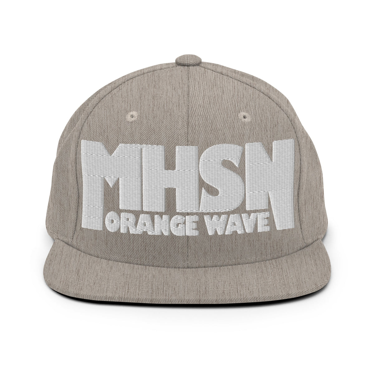 Snapback Hat | Orange Wave Marching Band | Crest (Variant) Logo