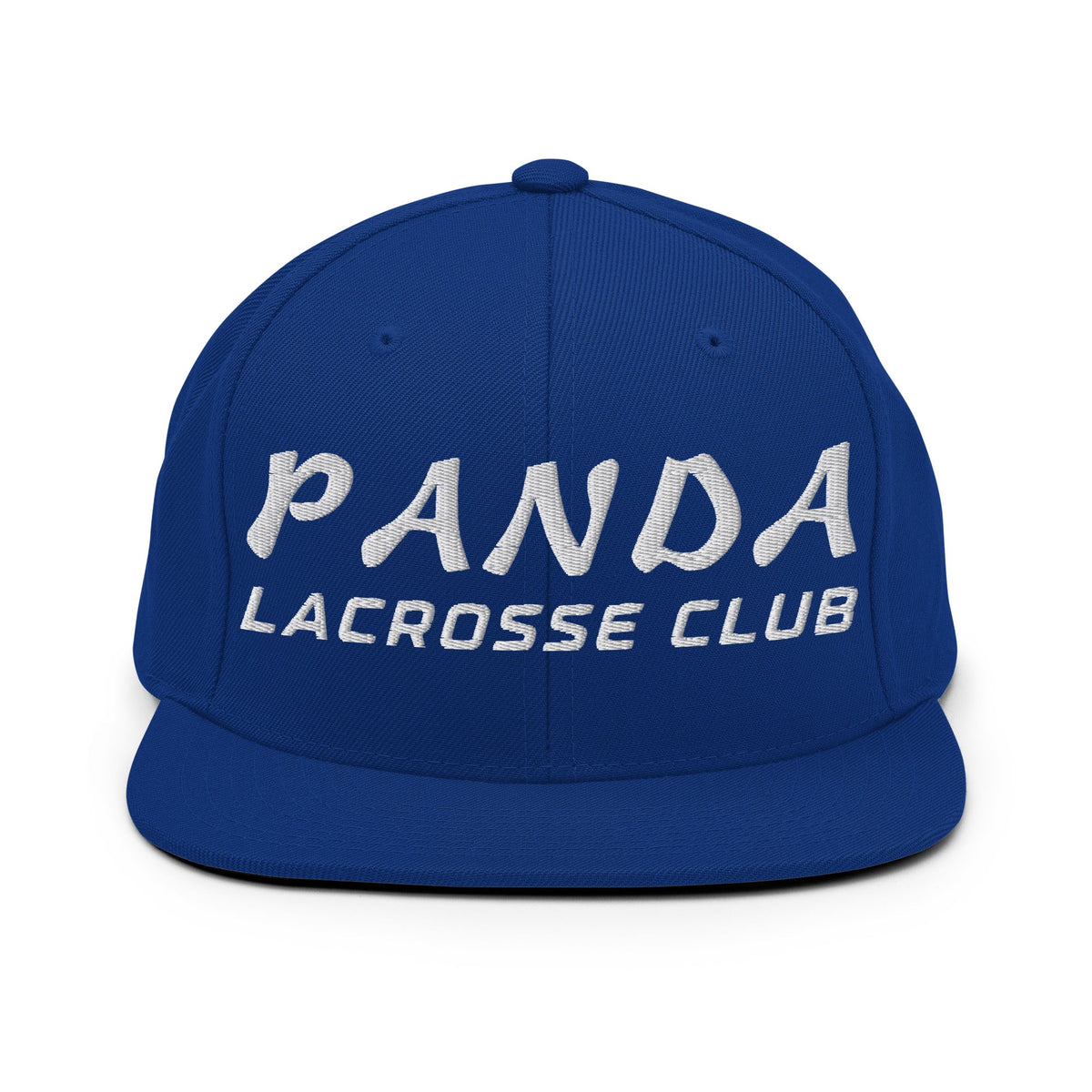 Snapback Hat | Panda Lacrosse Club | Crest Logo