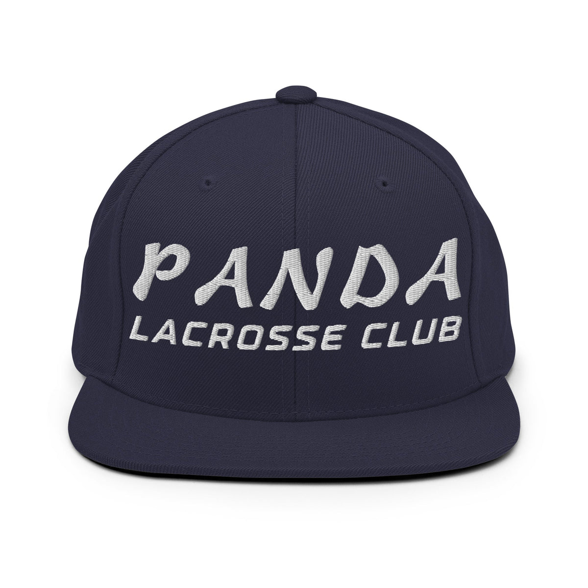 Snapback Hat | Panda Lacrosse Club | Crest Logo
