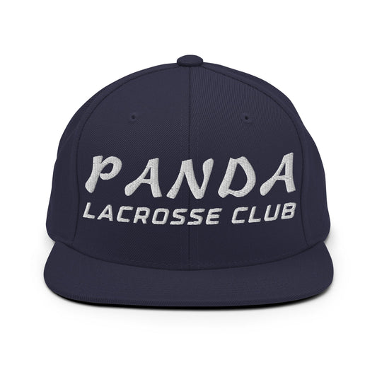 Snapback Hat | Panda Lacrosse Club | Crest Logo