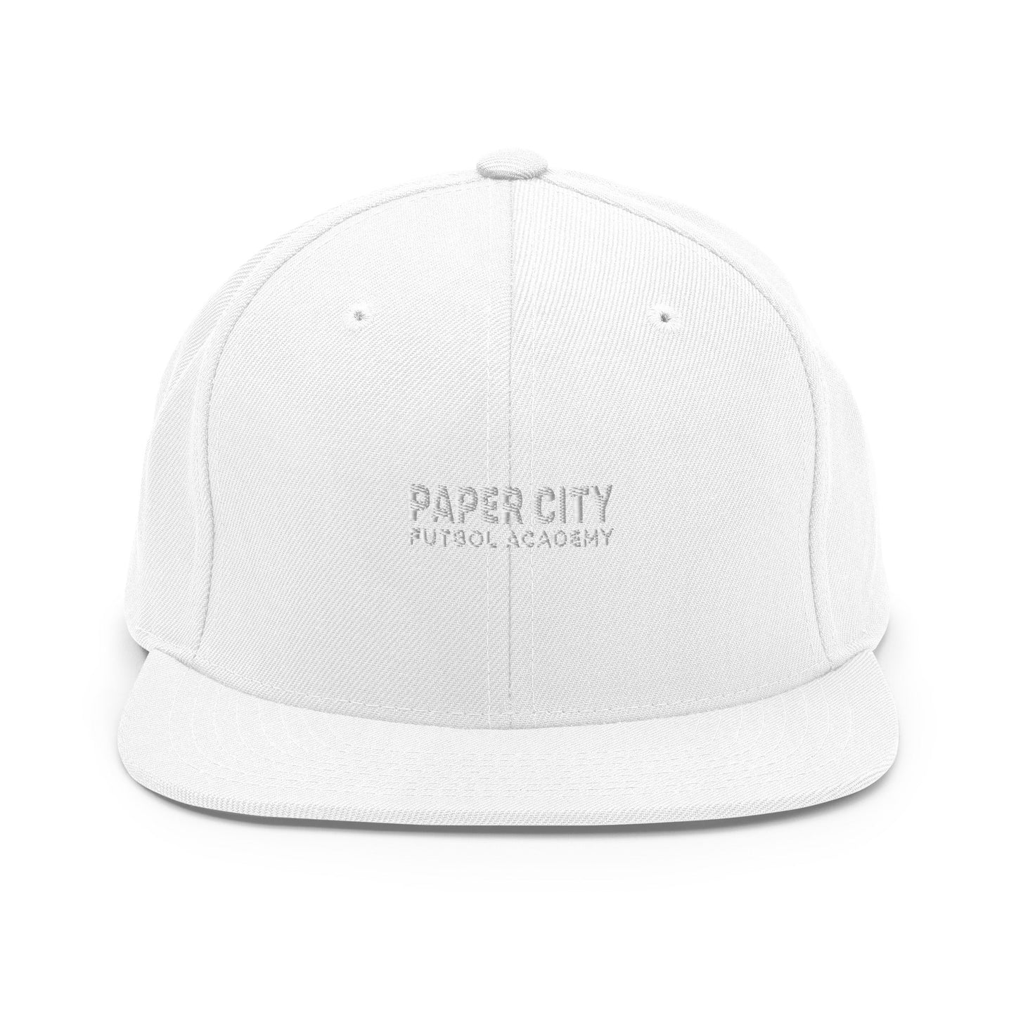 Snapback Hat | Paper City Futbol Academy | Vanguard Shield Logo