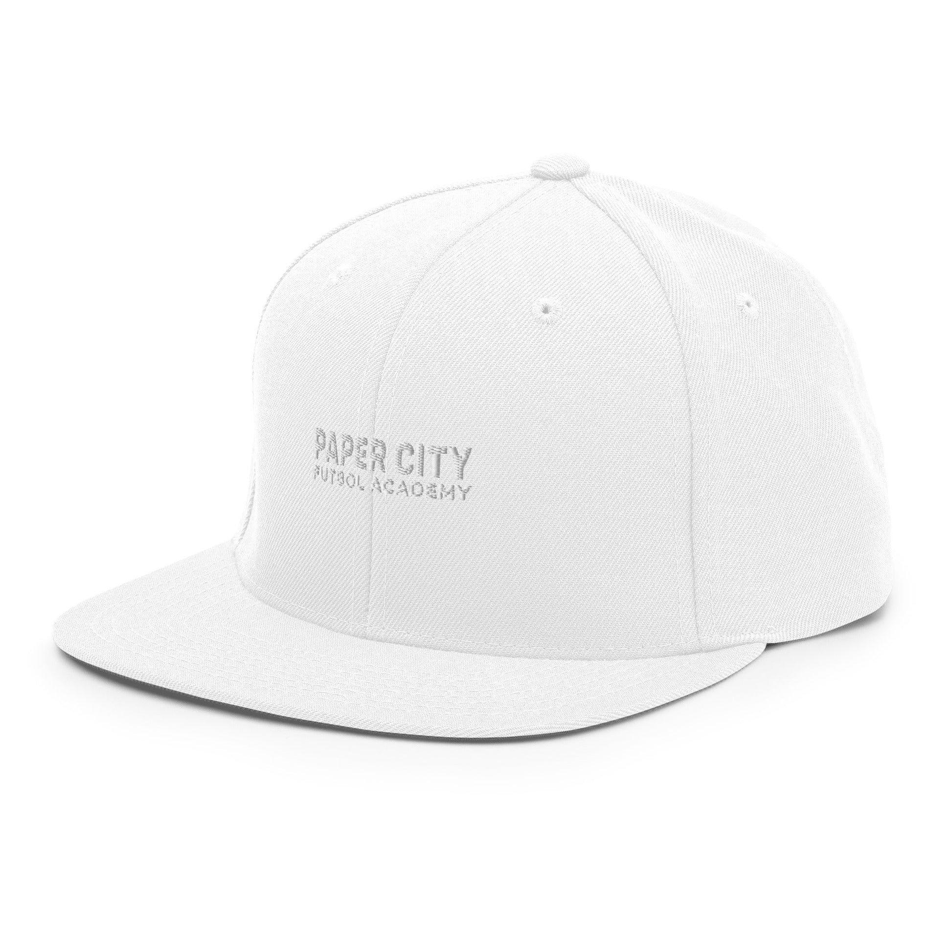 Snapback Hat | Paper City Futbol Academy | Vanguard Shield Logo