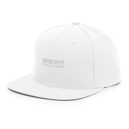 Snapback Hat | Paper City Futbol Academy | Vanguard Shield Logo