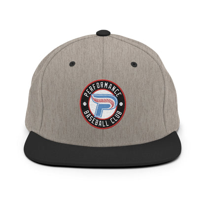 Snapback Hat | Performance Baseball Club | Alt Logo