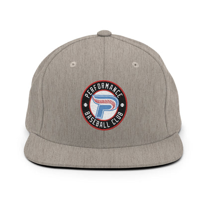 Snapback Hat | Performance Baseball Club | Alt Logo