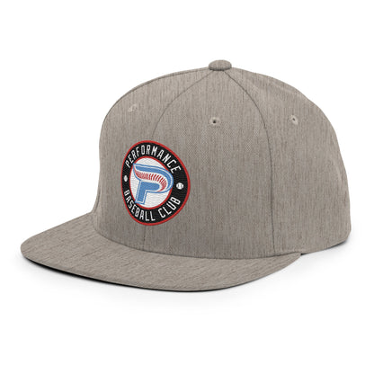 Snapback Hat | Performance Baseball Club | Alt Logo