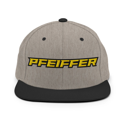 Snapback Hat | Pfeiffer University Golf | Pfeiffer Logo
