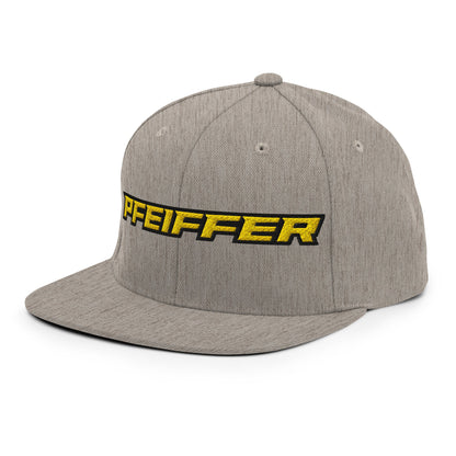 Snapback Hat | Pfeiffer University Golf | Pfeiffer Logo