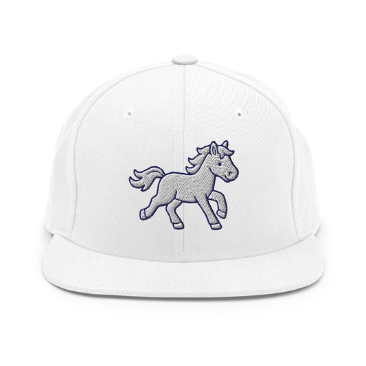 Snapback Hat | Pink Pony Athletic Club | Mascot Logo
