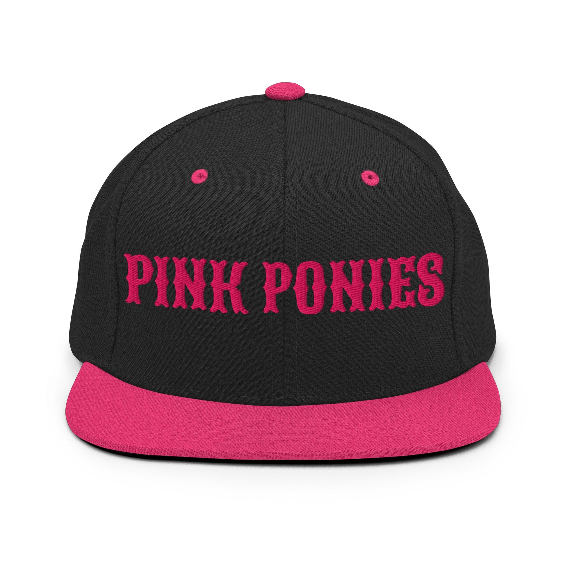 Snapback Hat | Pink Pony Athletic Club | Script Logo