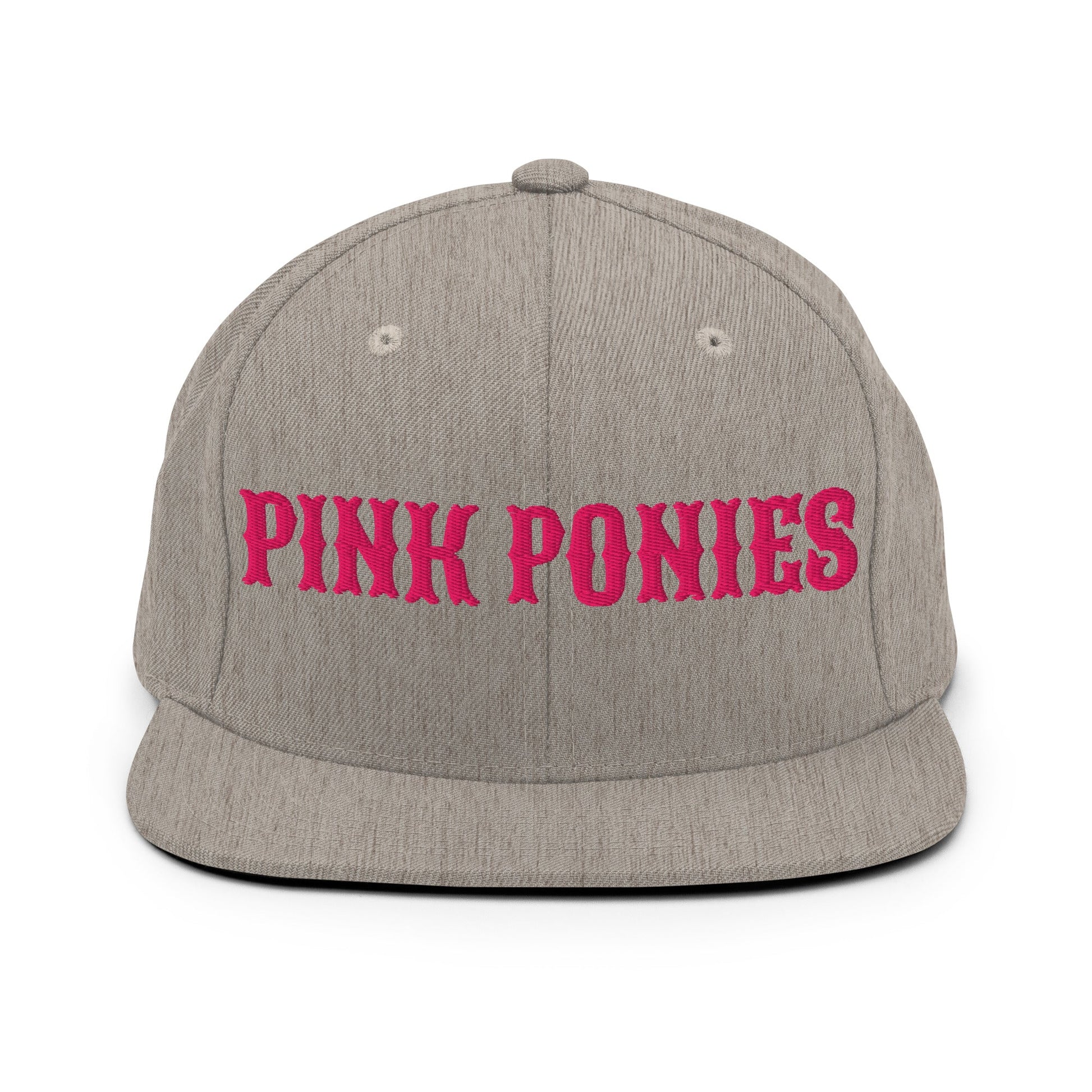 Snapback Hat | Pink Pony Athletic Club | Script Logo