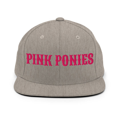 Snapback Hat | Pink Pony Athletic Club | Script Logo
