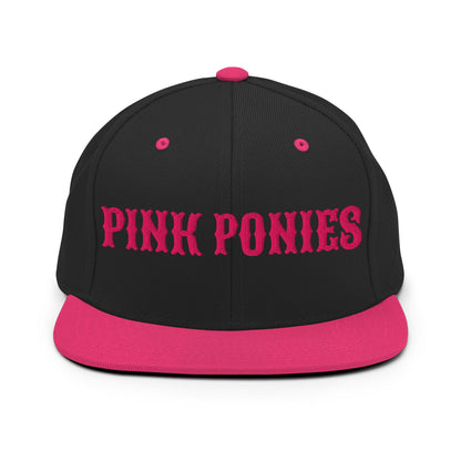 Snapback Hat | Pink Pony Athletic Club | Script Logo