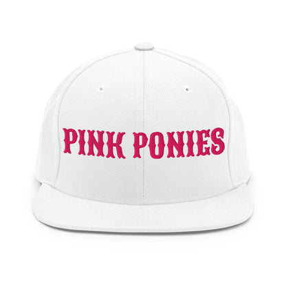 Snapback Hat | Pink Pony Athletic Club | Script Logo