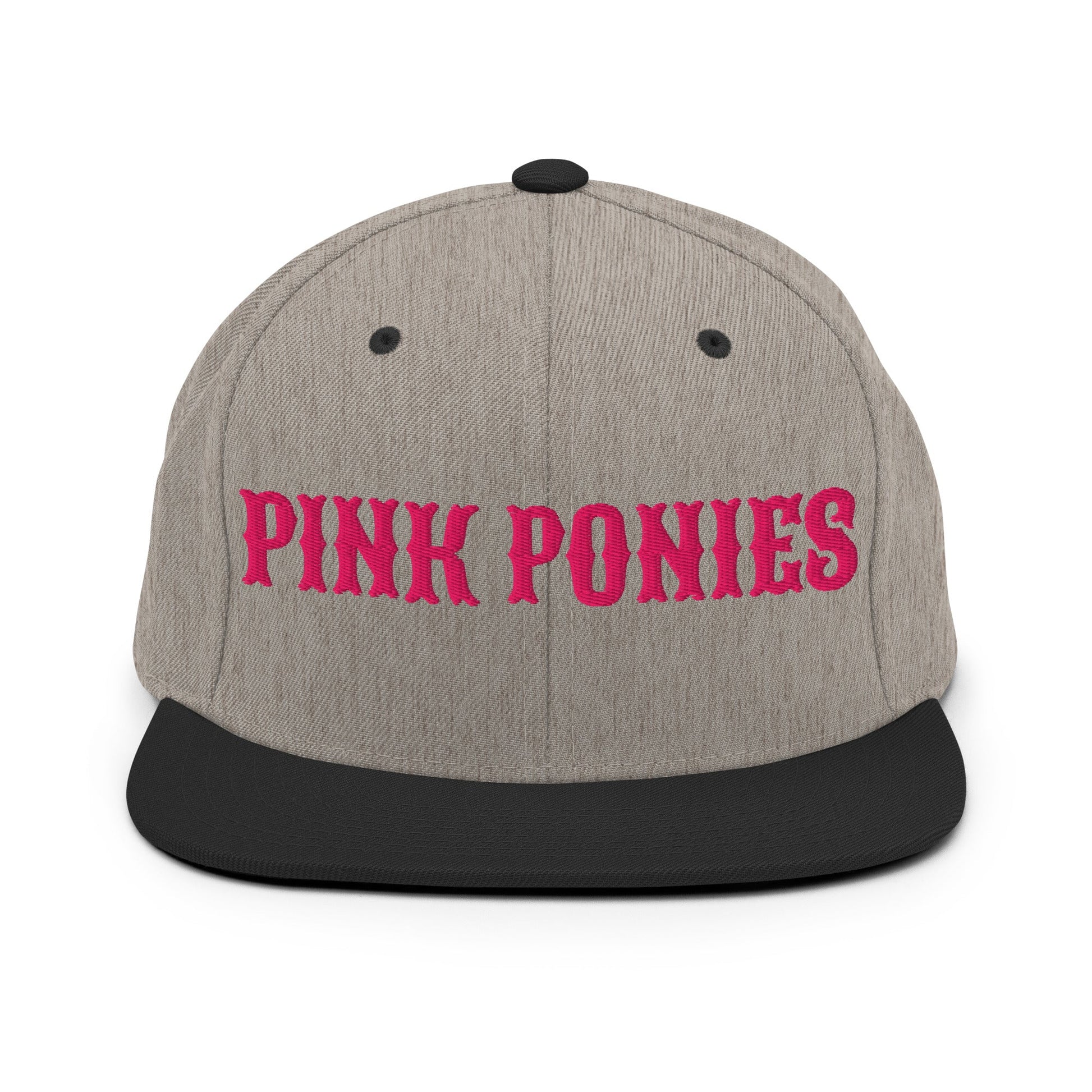Snapback Hat | Pink Pony Athletic Club | Script Logo