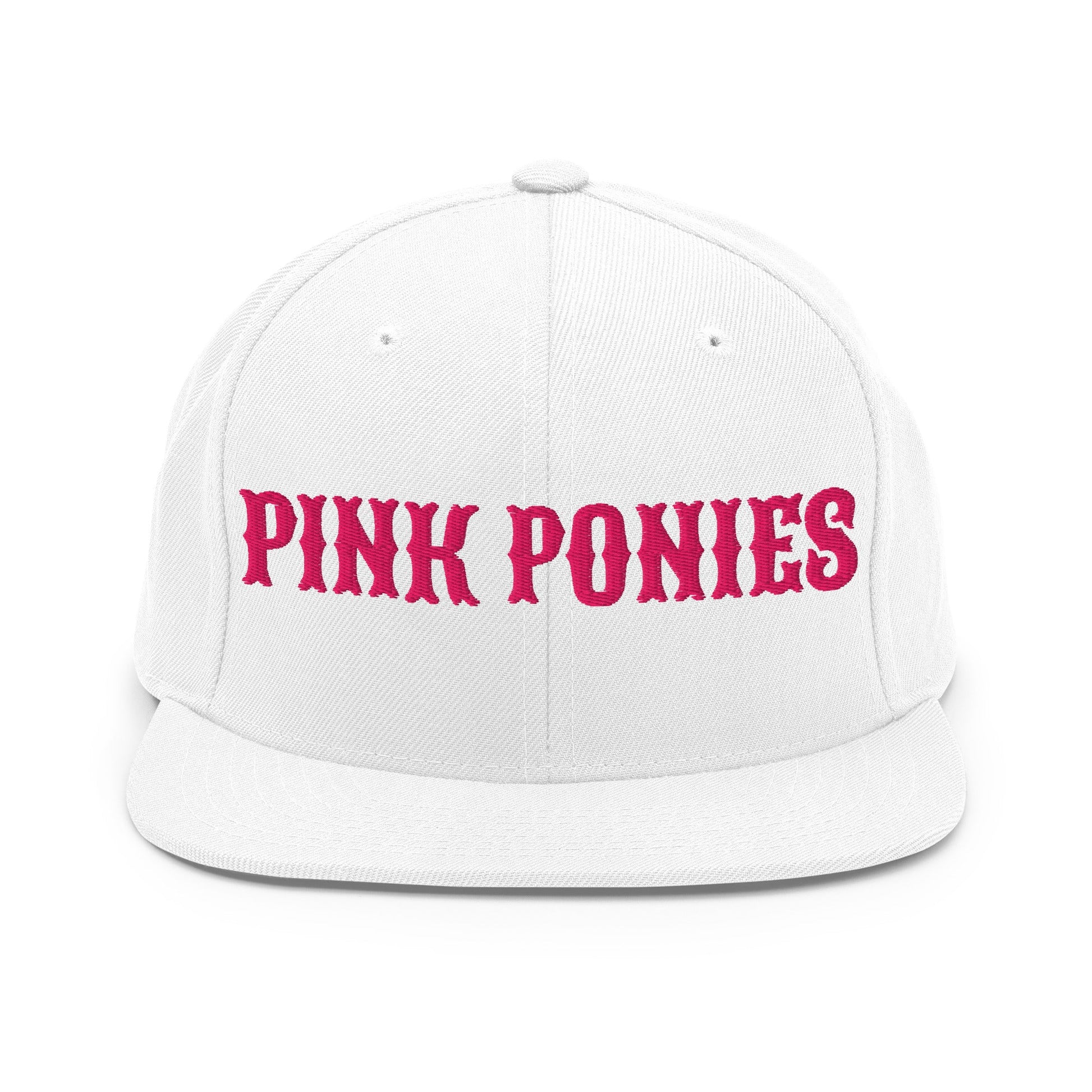 Snapback Hat | Pink Pony Athletic Club | Script Logo