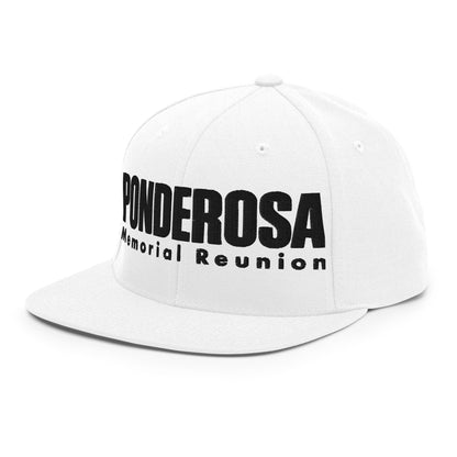 Snapback Hat | ponderosa reunion | Memorial Logo