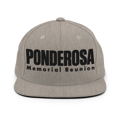 Snapback Hat | ponderosa reunion | Memorial Logo