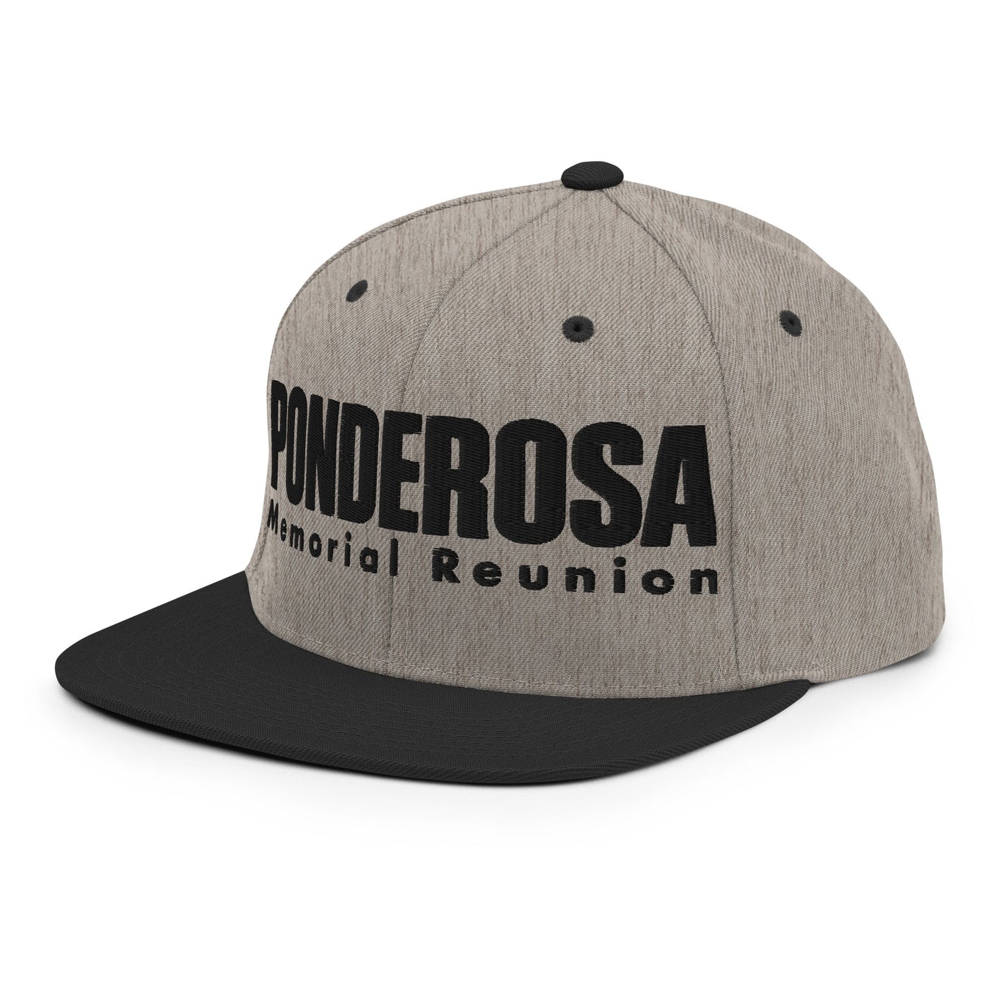 Snapback Hat | ponderosa reunion | Memorial Logo