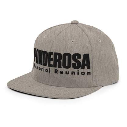 Snapback Hat | ponderosa reunion | Memorial Logo