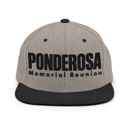 Snapback Hat | ponderosa reunion | Memorial Logo