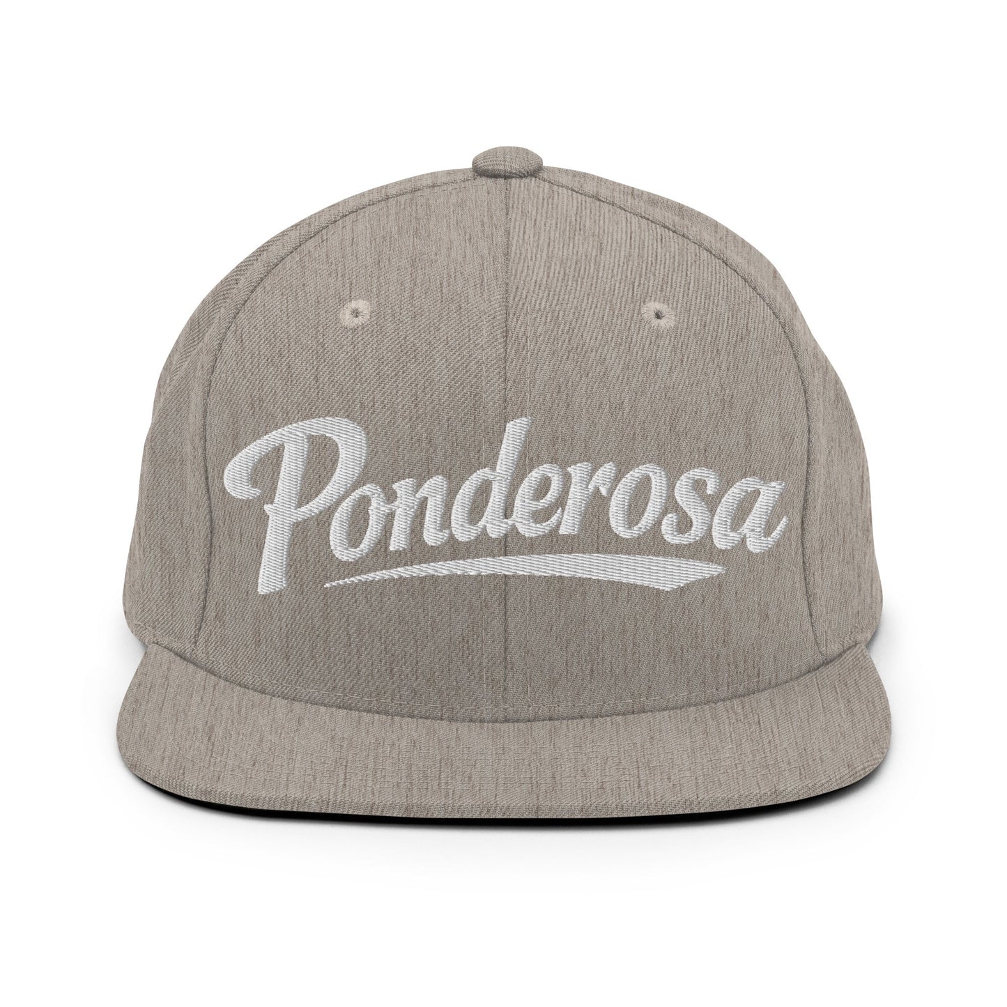 Snapback Hat | Ponderosa Reunion | Painted Mountain Crest Logo