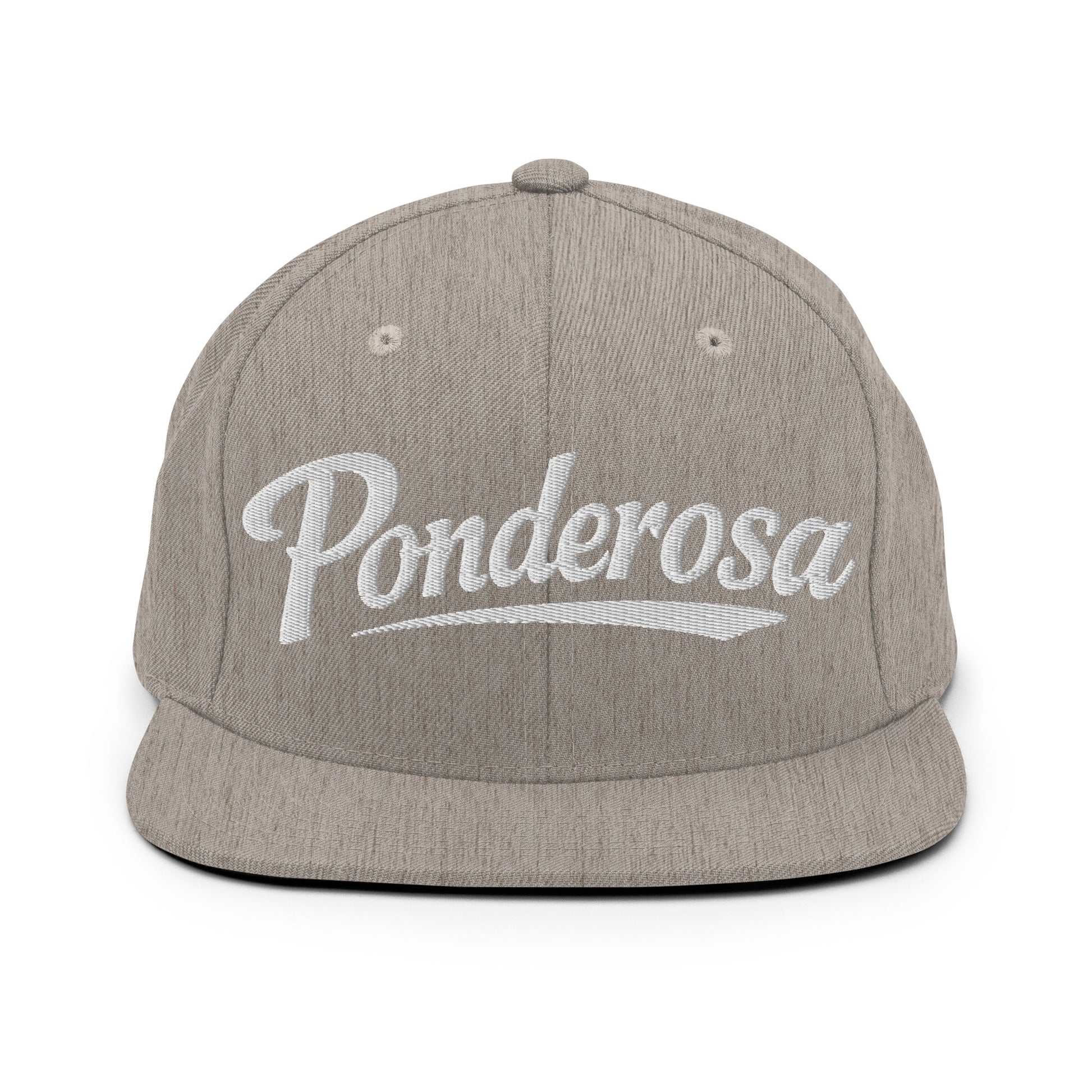 Snapback Hat | Ponderosa Reunion | Painted Mountain Crest Logo