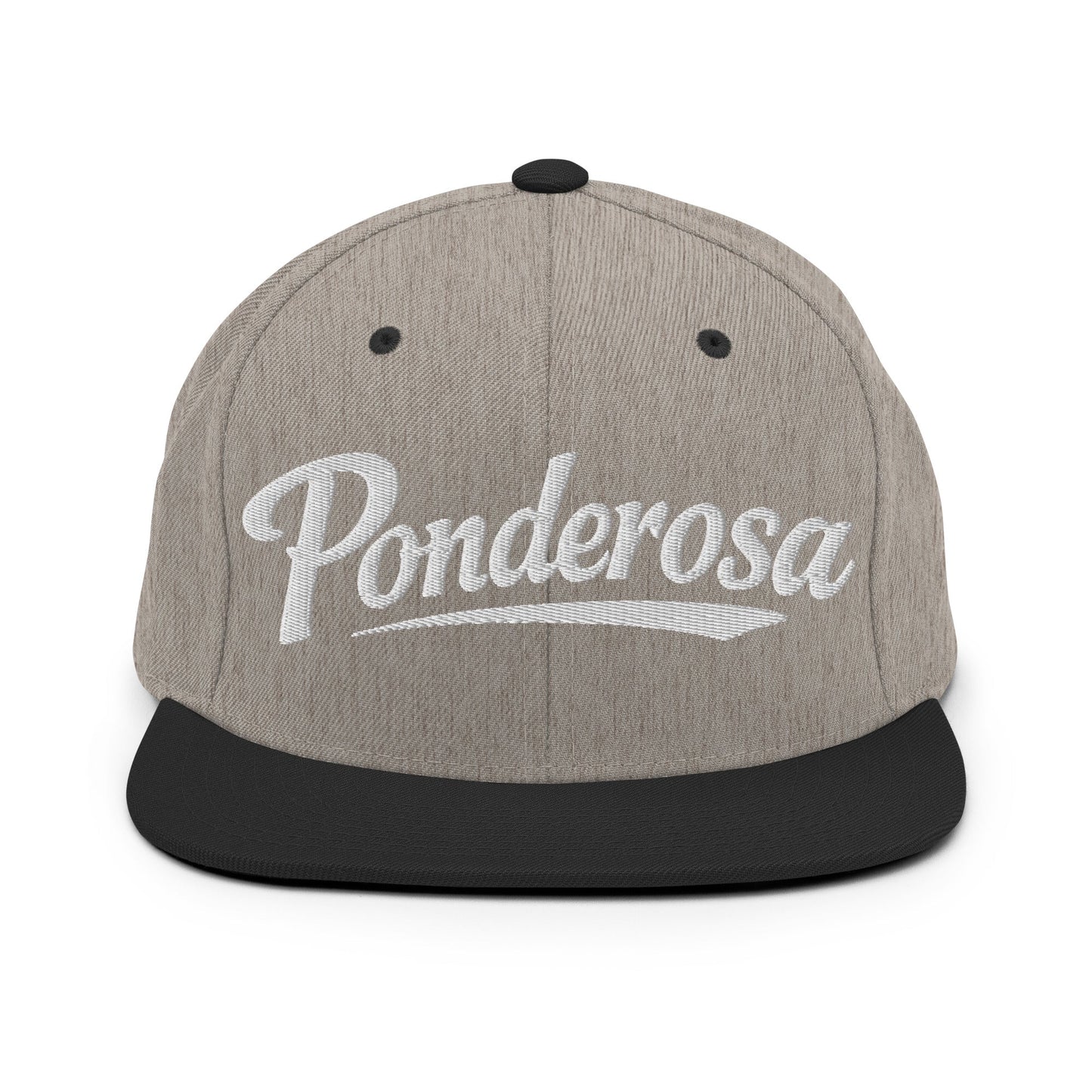 Snapback Hat | Ponderosa Reunion | Painted Mountain Crest Logo