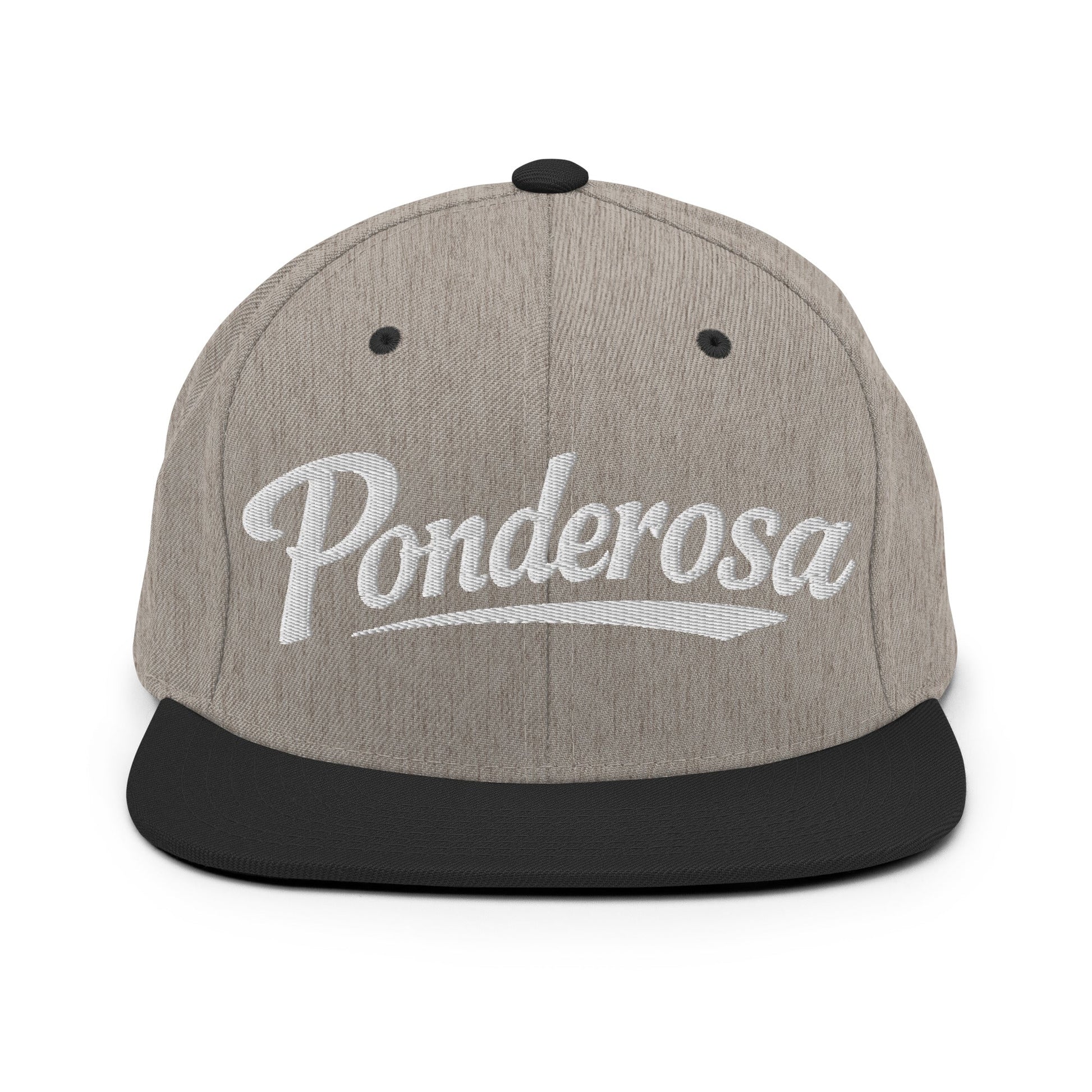 Snapback Hat | Ponderosa Reunion | Painted Mountain Crest Logo