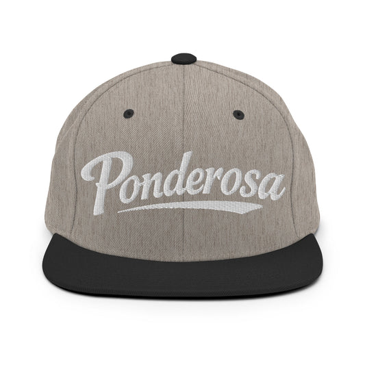 Snapback Hat | Ponderosa Reunion | Painted Mountain Crest Logo