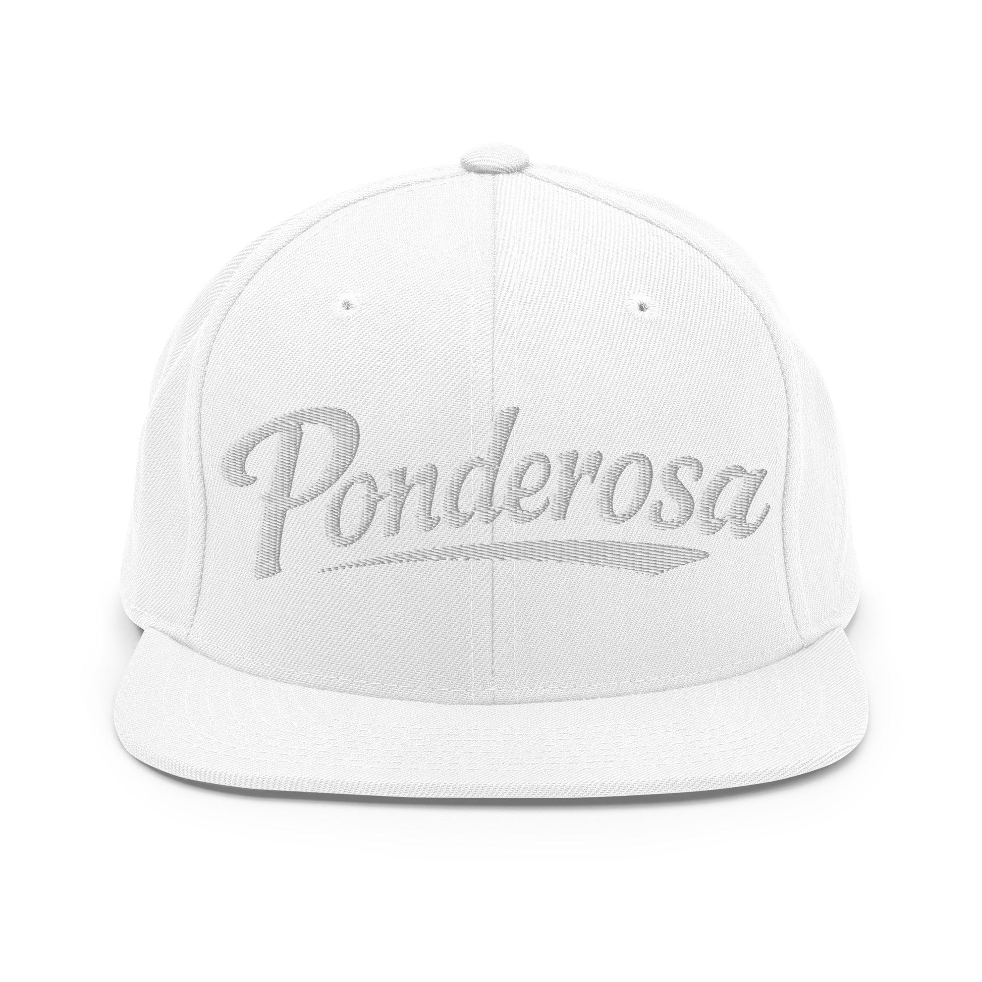 Snapback Hat | Ponderosa Reunion | Painted Mountain Crest Logo