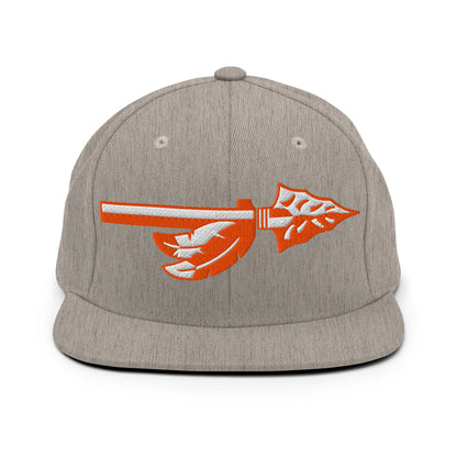 Snapback Hat | Powhatan lacrosse | Arrowhead Logo