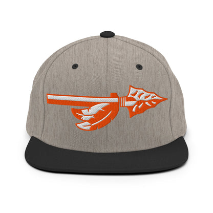 Snapback Hat | Powhatan lacrosse | Arrowhead Logo