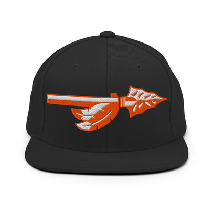 Snapback Hat | Powhatan lacrosse | Arrowhead Logo