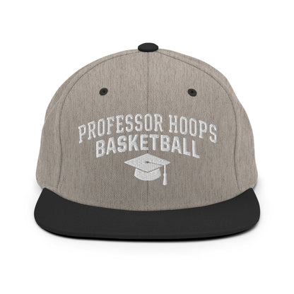 Snapback Hat | Professor Hoops Basketball | Modern Script Logo