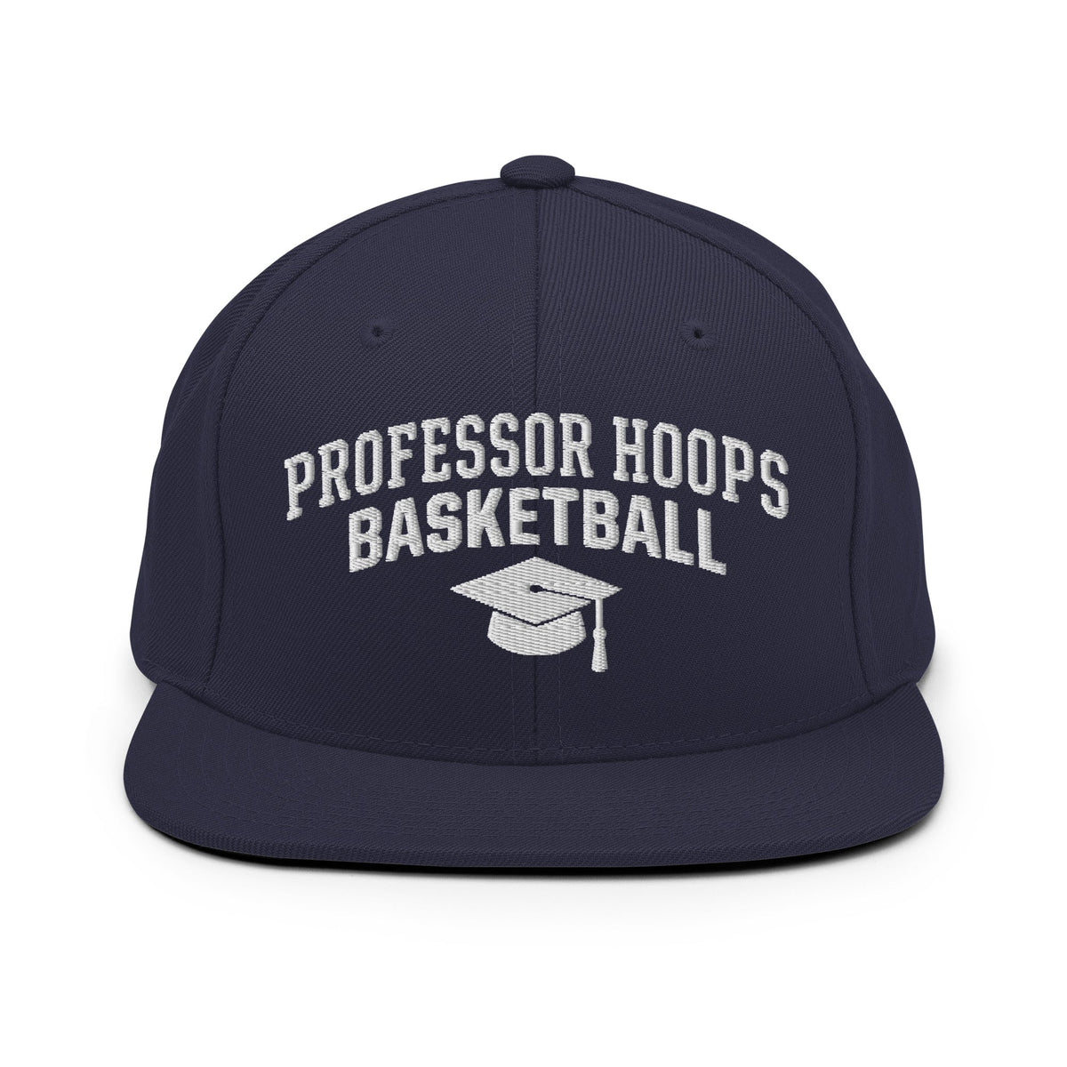 Snapback Hat | Professor Hoops Basketball | Modern Script Logo