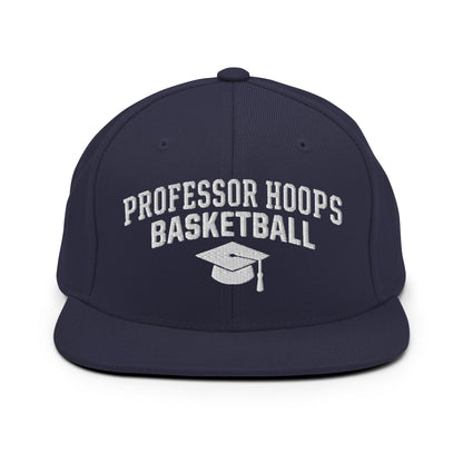 Snapback Hat | Professor Hoops Basketball | Modern Script Logo