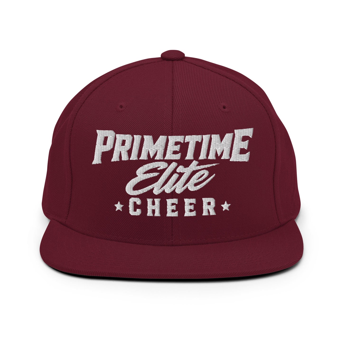Snapback Hat | PTE Bulldog Cheer | Script Logo