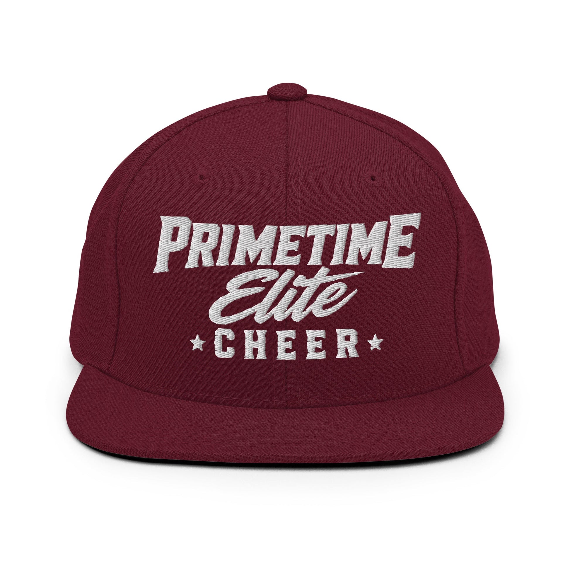 Snapback Hat | PTE Bulldog Cheer | Script Logo