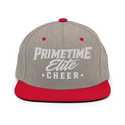 Snapback Hat | PTE Bulldog Cheer | Script Logo