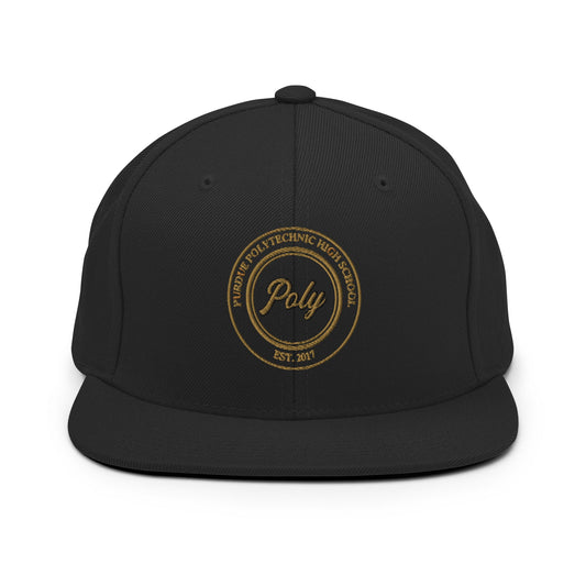 Snapback Hat | Purdue Polytechnic High School | Poly Seal Logo